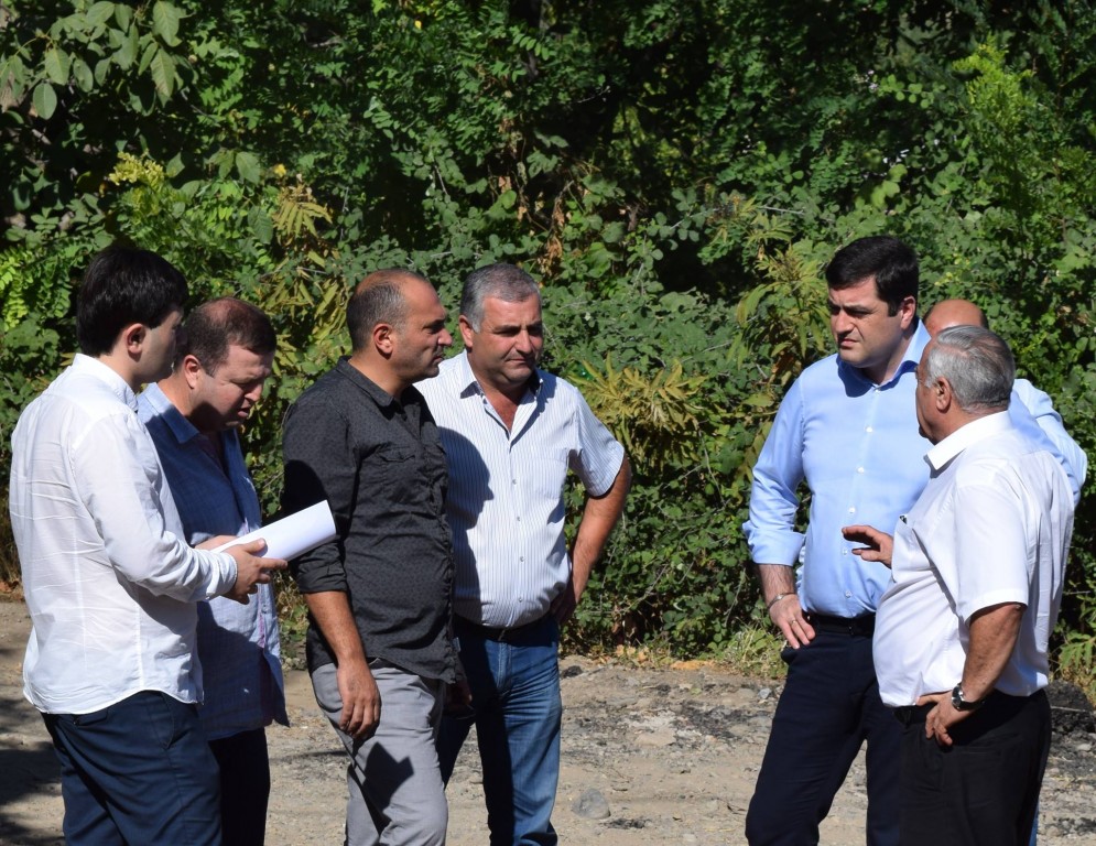Grigol Nemsadze got acquainted with the infrastructure projects in Marneuli municipality