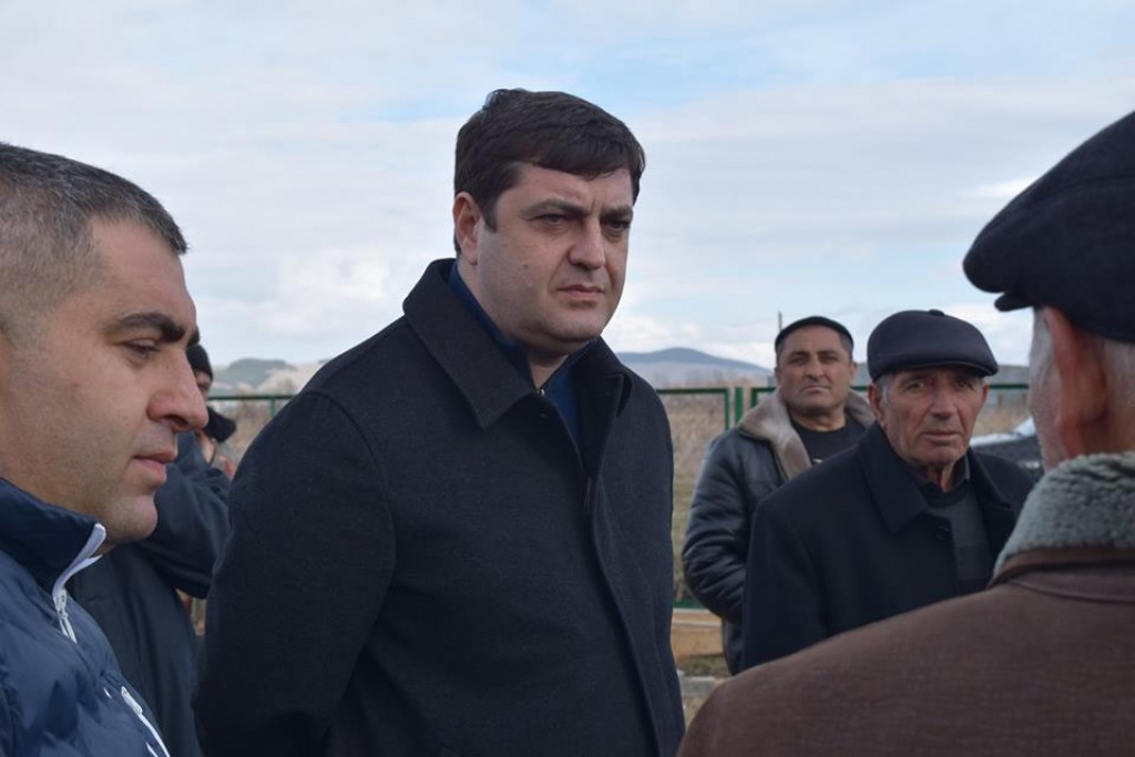 Grigol Nemsadze met with the inhabitants of Kizilkili village