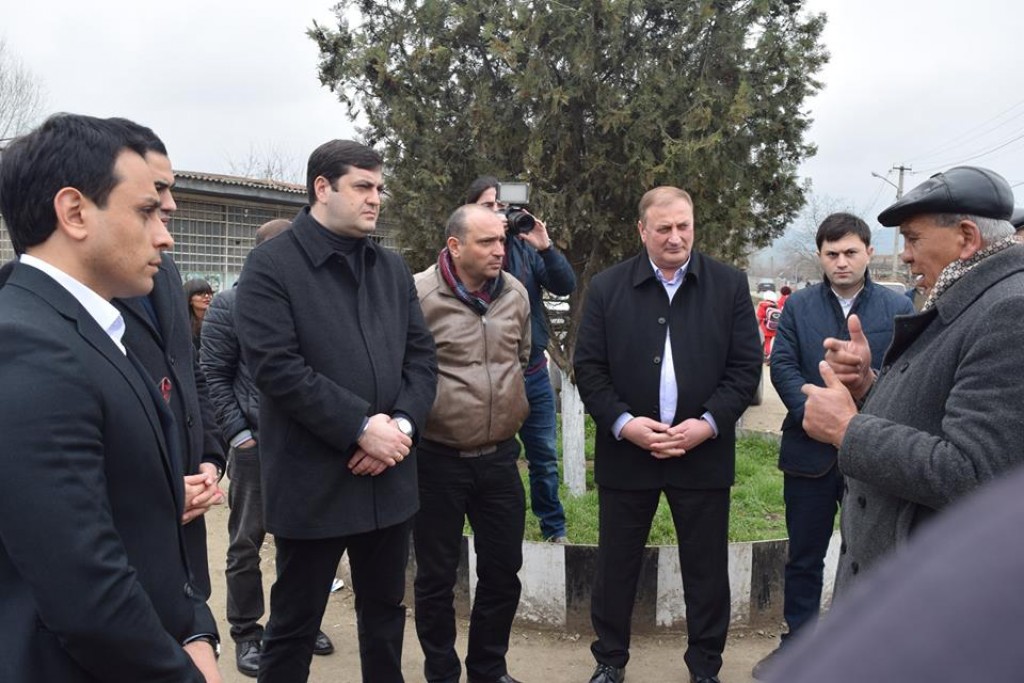Governor of Kvemo Kartli Grigol Nemsadze met with the inhabitants of Kvemo Sarala