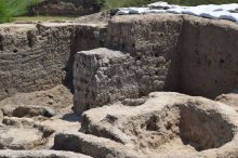 Study of archaeological monument in Marneuli