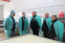 რძის გადამამუშავებელი საწარმოს მონახულება სოფელ გუმბათში
